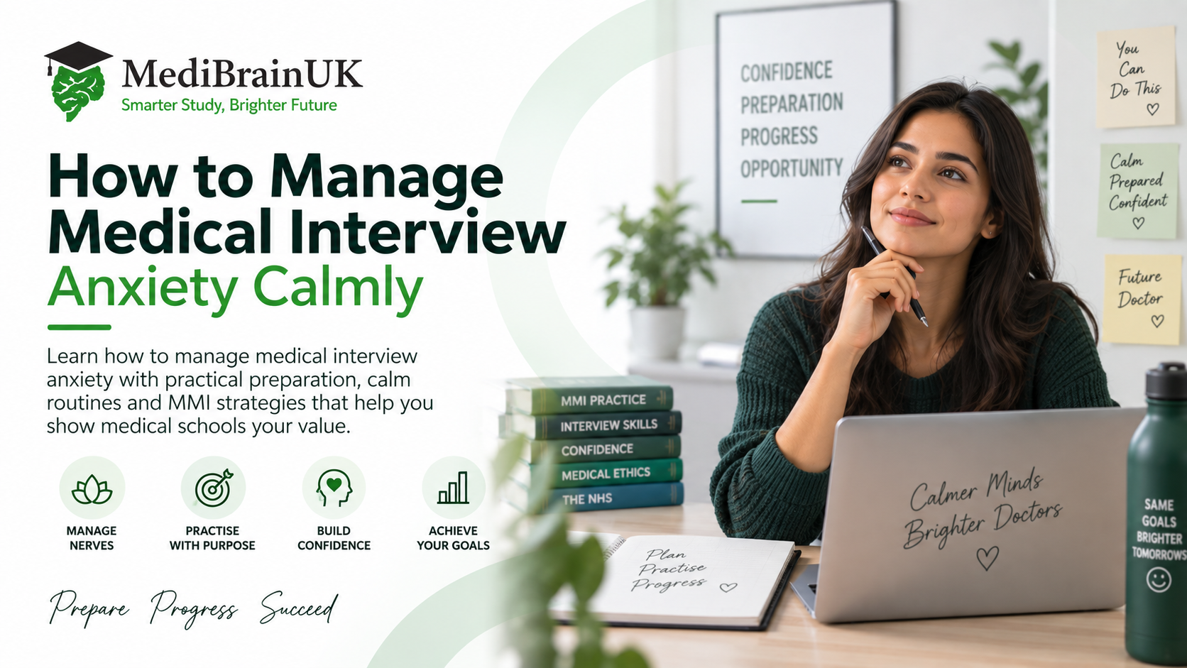 Medical interview anxiety preparation and confidence coaching