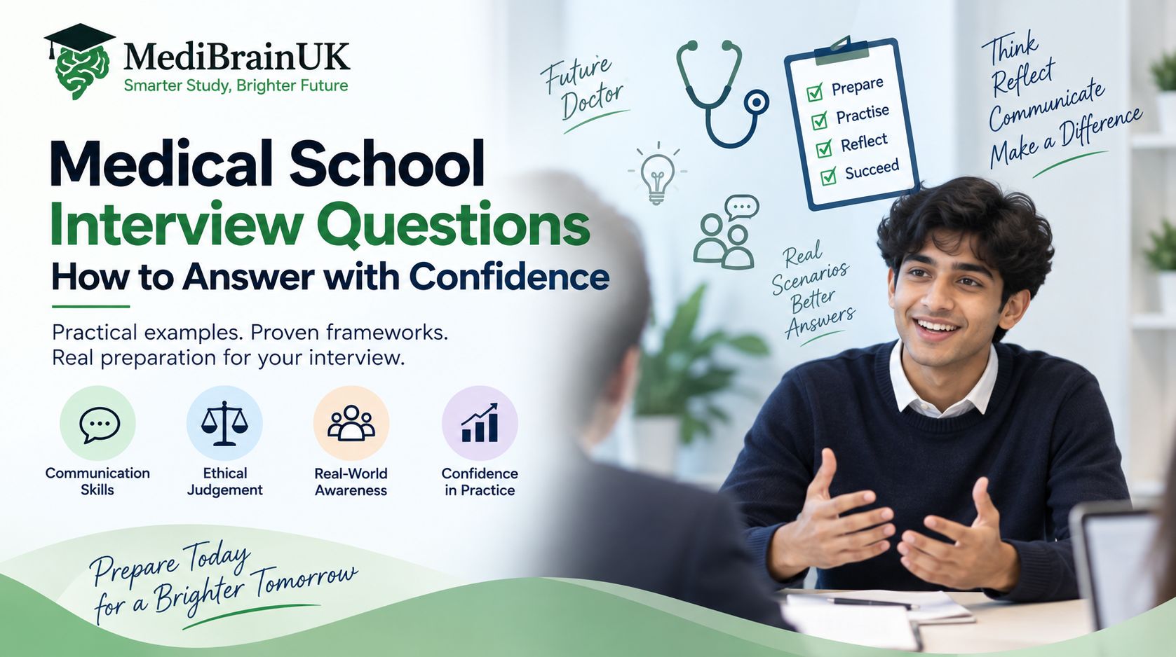 Medical school interview questions and confident preparation